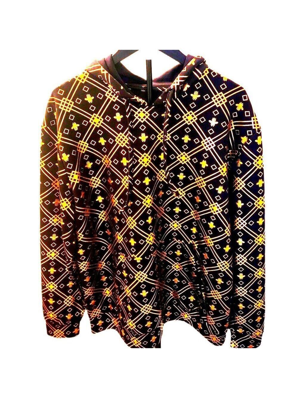 Drill Co Black Gold Baroque Bee Hoodie XL